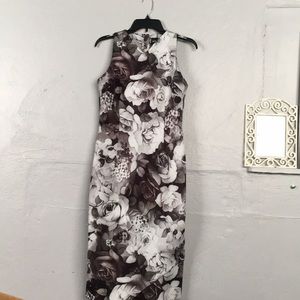Beautiful dress in gray floral